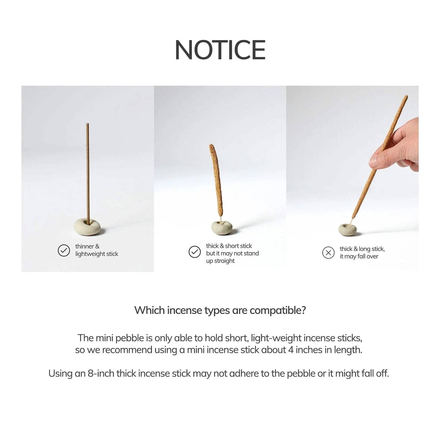 Quiet Pebble — Mini Incense Holder
