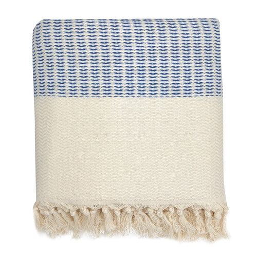 Contour Throw — Woven Turkish Cotton Throw