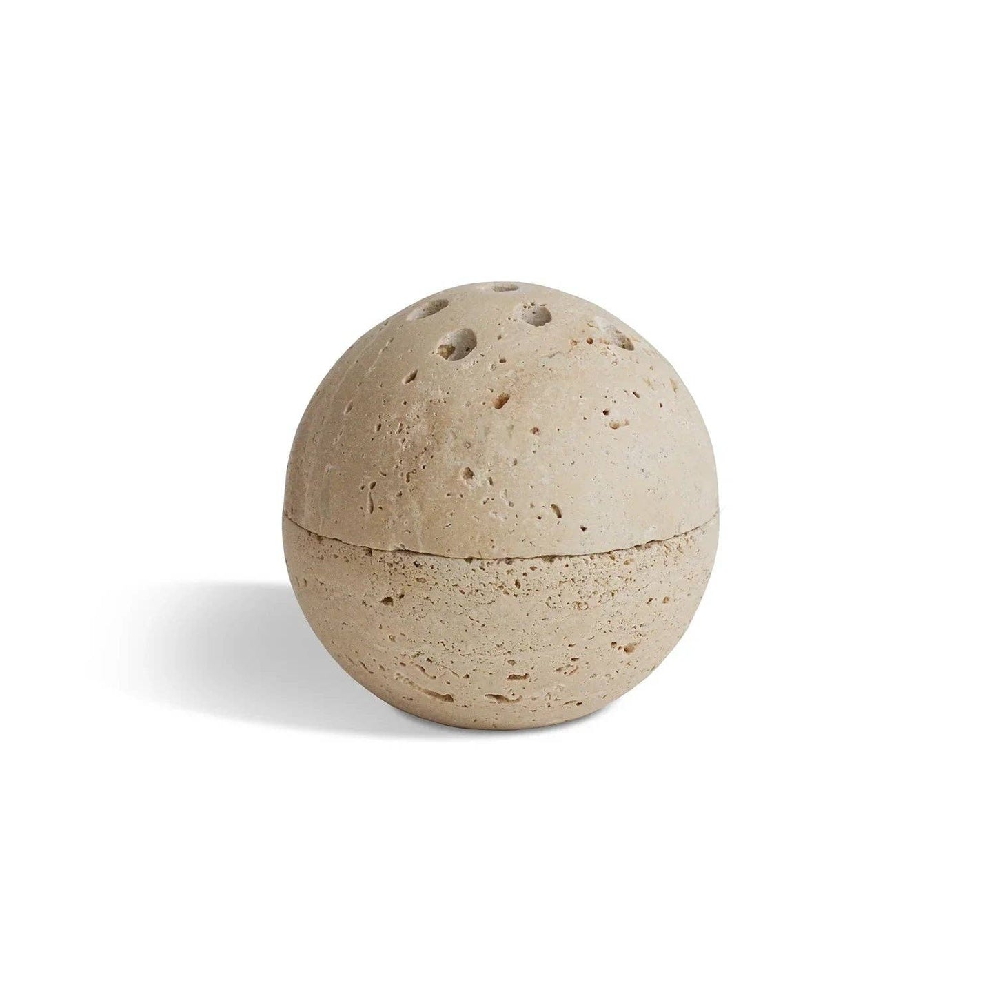 Stone Ritual Sphere — Incense Burner