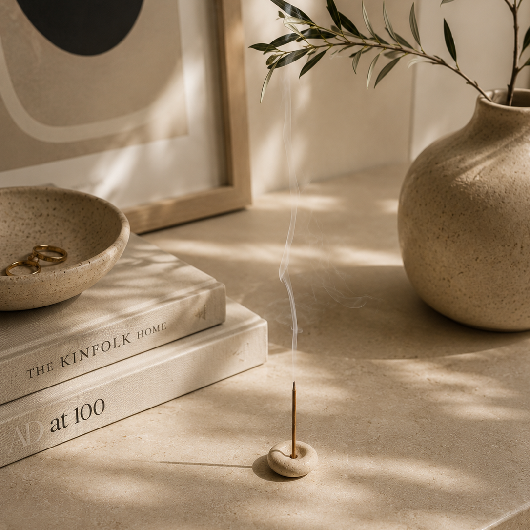 Quiet Pebble — Mini Incense Holder