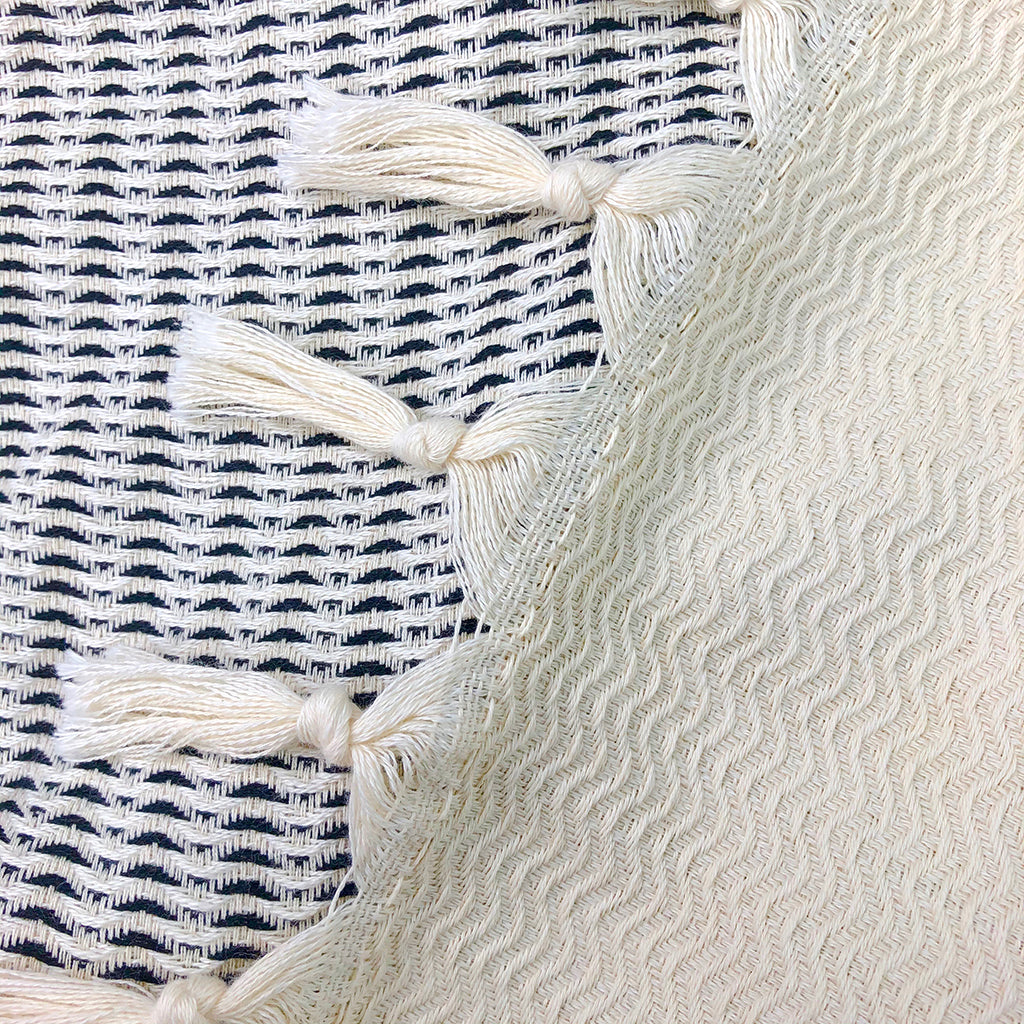 Contour Throw — Woven Turkish Cotton Throw